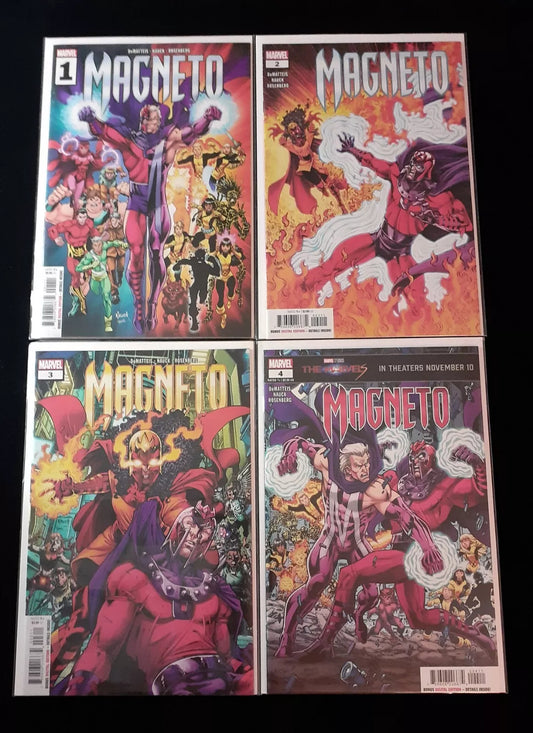 MAGNETO #1 THRU #4 COVER A 1ST PRINT FULL SET 4-BOOK COMIC LOT 2023 NM