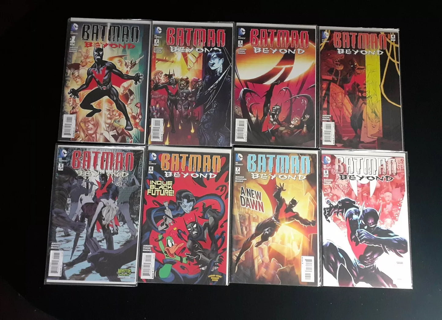 BATMAN BEYOND #1 -#8 DC COMICS LOT 2015 MIXED COVERS LOONEY TUNES + MONSTER