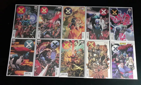 X-MEN #1 -#10 MARVEL COMICS LOT 2019 TEN (10) -BOOK LOT